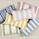 SO7137718 | Audrey Stripe Pillow - Lilac Schumacher Audrey Stripe Pillow in Lilac (SO7137718)