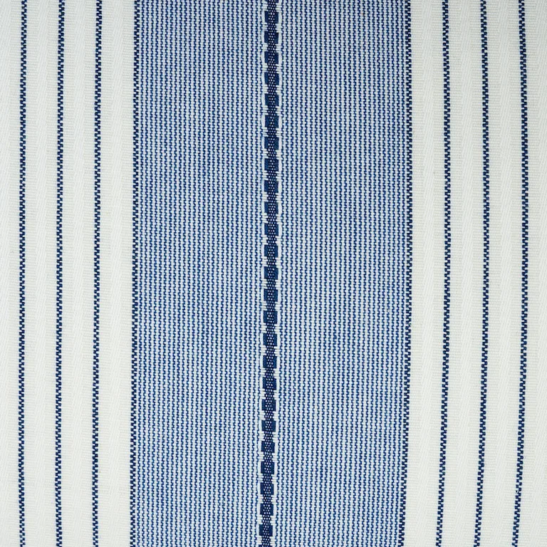 Schumacher Audrey Stripe Pillow in Navy (SO7137018)