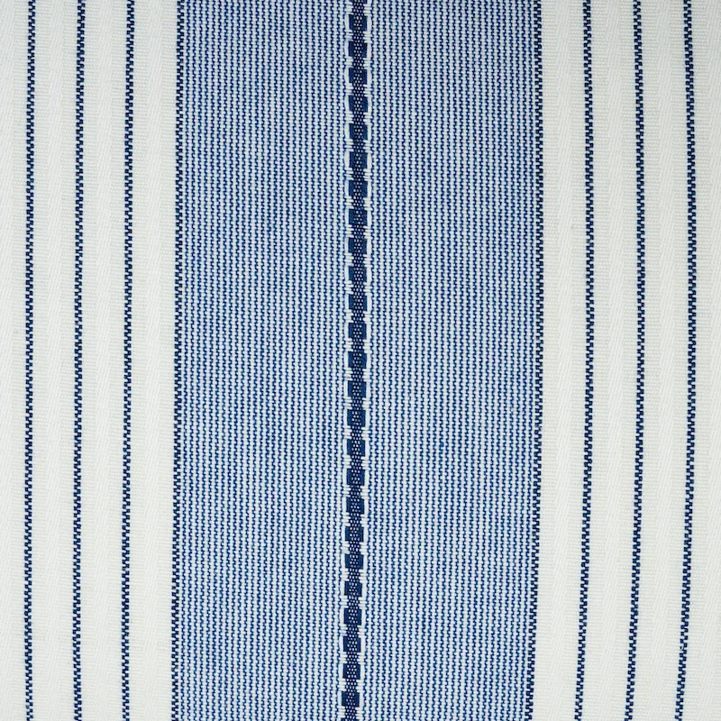 Schumacher Audrey Stripe Pillow in Navy (SO7137018)