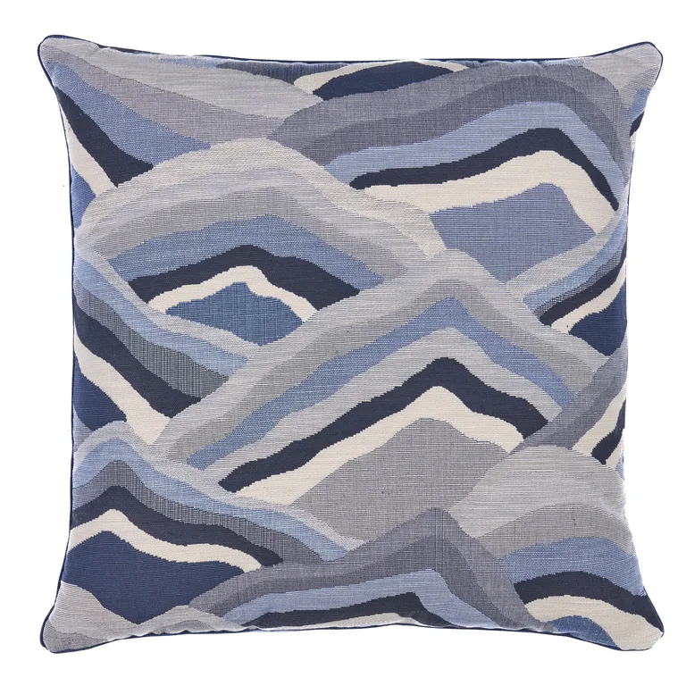 Schumacher Avala Hills Pillow in Ocean (SO8506206)