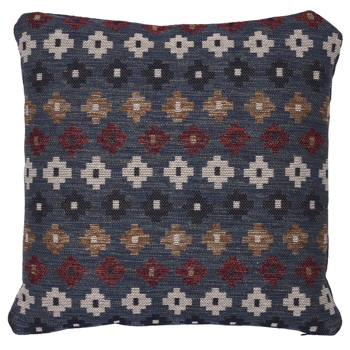 Schumacher Ayumi Performance Pillow in Denim