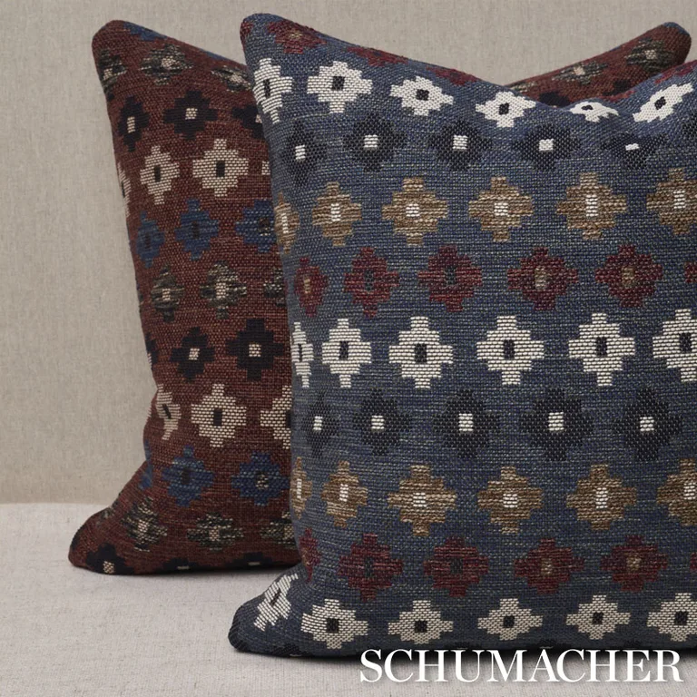 Schumacher Ayumi Performance Pillow in Russet