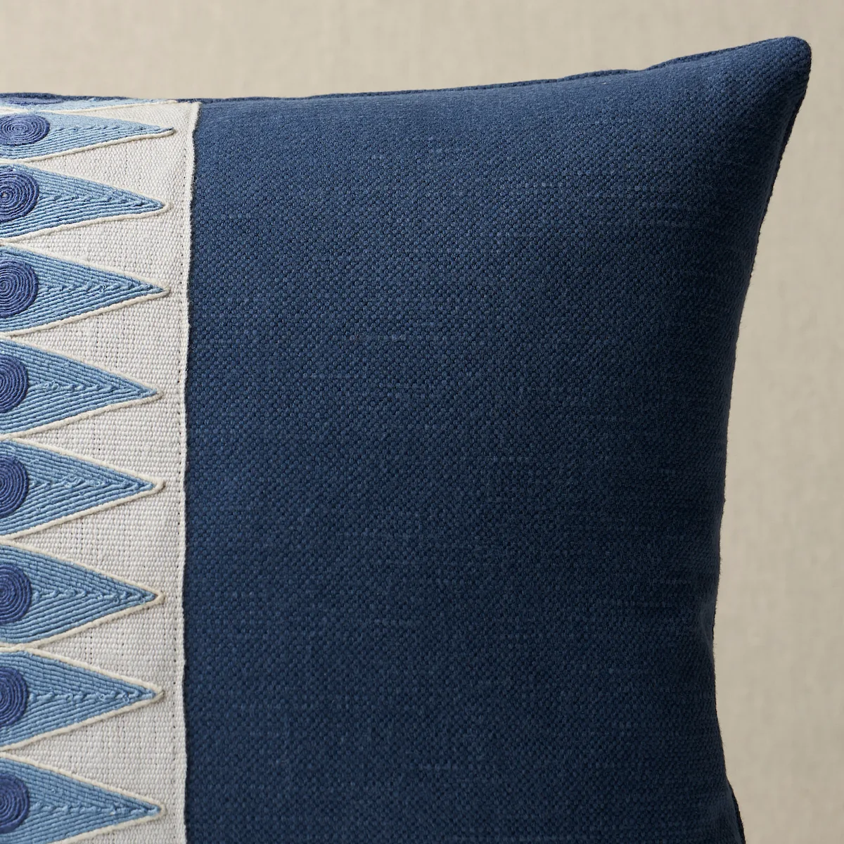 SO18122312 | Backgammon Tape Pillow - Marine Schumacher Backgammon Tape Pillow in Marine (SO18122312)