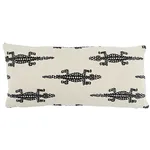 SO8020018 | Baracoa Embroidery Pillow - Black Schumacher Baracoa Embroidery Pillow in Black (SO8020018)