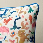 SO18159006 | Beasts Pillow - Multi on Ivory Schumacher Beasts Pillow in Multi on Ivory (SO18159006)