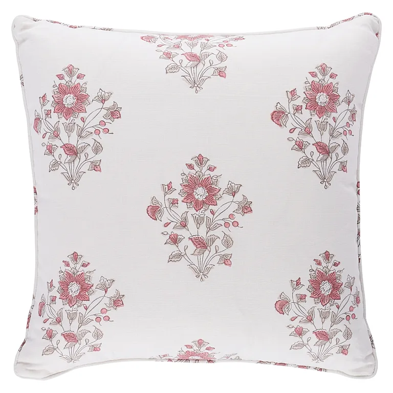Schumacher Beatrice Bouquet Pillow in Pink (SO17376305)