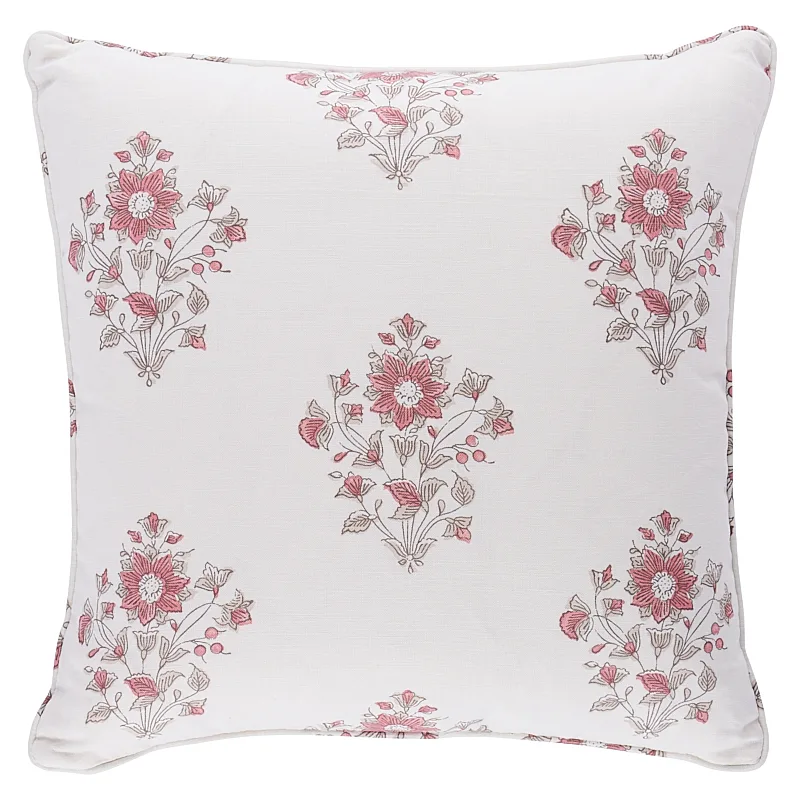 Schumacher Beatrice Bouquet Pillow in Pink (SO17376305)