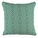 Schumacher Bees Knees I/O Pillow in Emerald