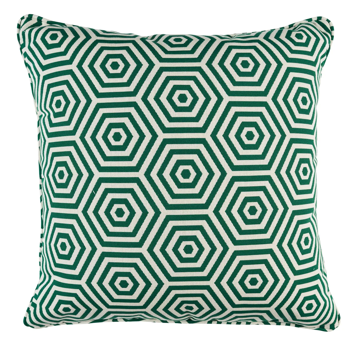 Schumacher Bees Knees I/O Pillow in Emerald