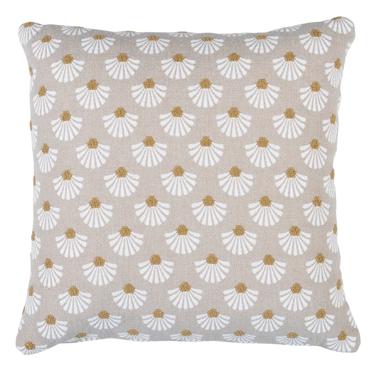 Schumacher Bellini I/O Pillow in Sand