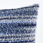 Bensley Boucle Pillow - Blues Schumacher Bensley Boucle Pillow in Blues