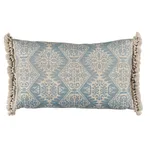 SO18270119 | Berkeley Silk Pillow - Cornflower Schumacher Berkeley Silk Pillow in Cornflower (SO18270119)