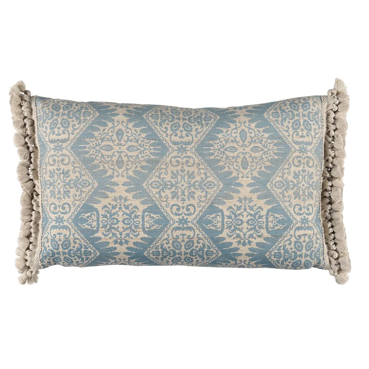 Schumacher Berkeley Silk Pillow in Cornflower (SO18270119)