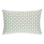 Betwixt Pillow - Water/Ivory Schumacher Betwixt Pillow in Water/Ivory