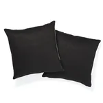 SO7569005 | Binary Embroidery Pillow - Black Schumacher Binary Embroidery Pillow in Black (SO7569005)