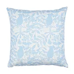 SO17921205 | Bird & Bee + Fern Pillow - Sky Schumacher Bird & Bee + Fern Pillow in Sky (SO17921205)