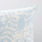 SO17921205 | Bird & Bee + Fern Pillow - Sky Schumacher Bird & Bee + Fern Pillow in Sky (SO17921205)