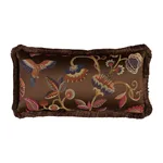SO8511118 | Birds of Paradise Pillow - Chestnut Schumacher Birds of Paradise Pillow in Chestnut (SO8511118)