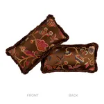 SO8511118 | Birds of Paradise Pillow - Chestnut Schumacher Birds of Paradise Pillow in Chestnut (SO8511118)