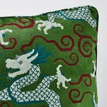 SO7397106 | Bixi Velvet Pillow - Emerald Schumacher Bixi Velvet Pillow in Emerald (SO7397106)