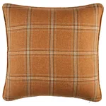 Schumacher Blackburn Merino Plaid Pillow in Camel (SO8234105)