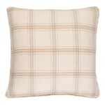SO8234005 | Blackburn Merino Plaid Pillow - Ivory Schumacher Blackburn Merino Plaid Pillow in Ivory (SO8234005)