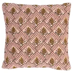 Blair Silk Épinglé Pillow - Wythe Rose Schumacher Blair Silk Épinglé Pillow in Wythe Rose