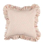 Brigitte Stripe Pillow - Blush Schumacher Brigitte Stripe Pillow in Blush