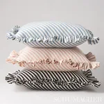Brigitte Stripe Pillow - Sky Schumacher Brigitte Stripe Pillow in Sky