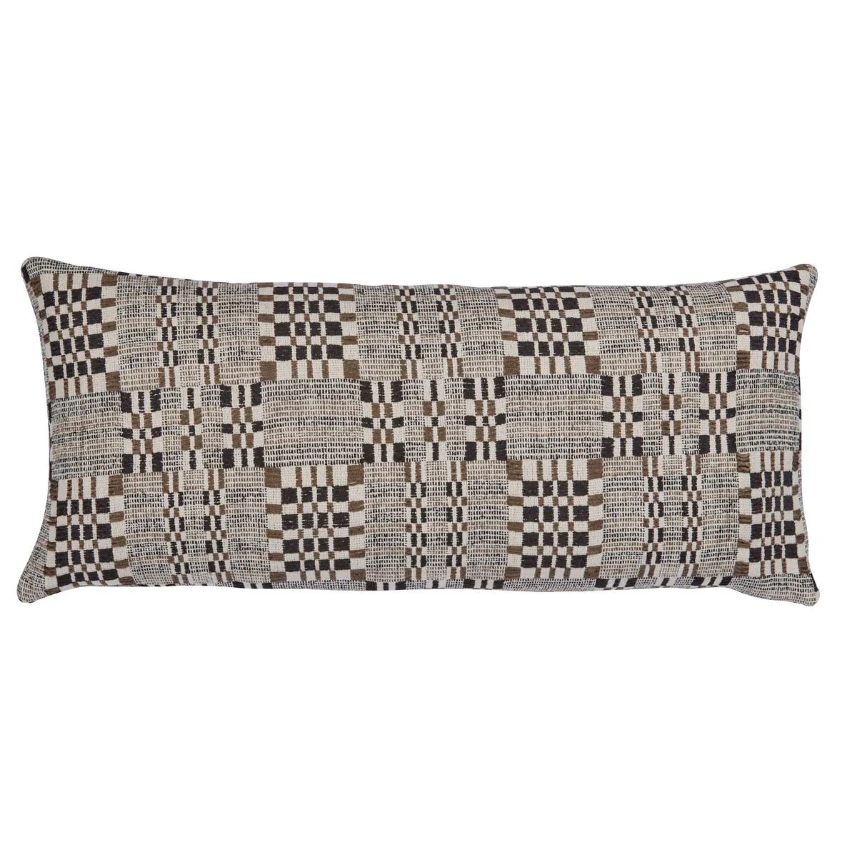 Schumacher Brimfield Pillow in Cinder