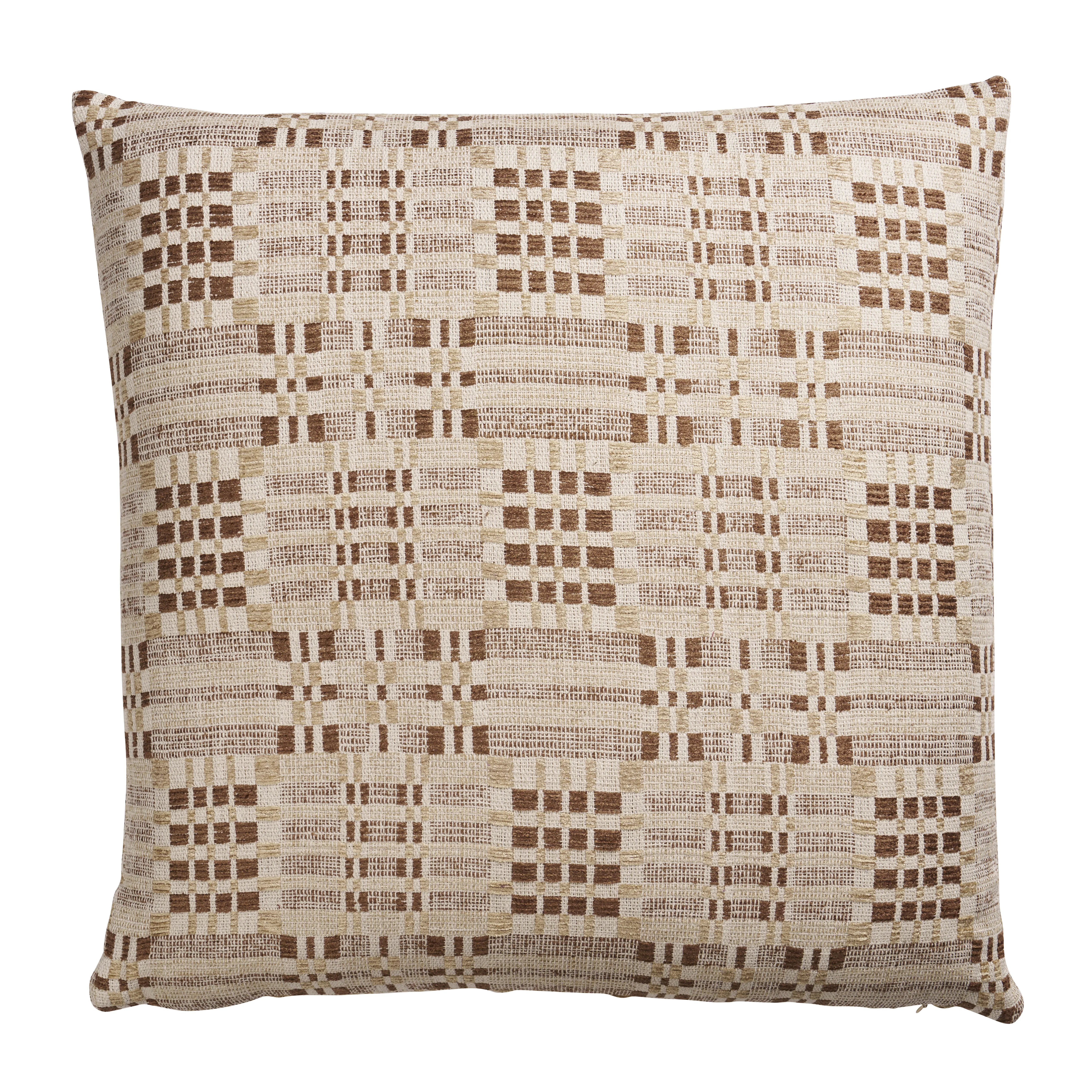Schumacher Brimfield Pillow in Fawn