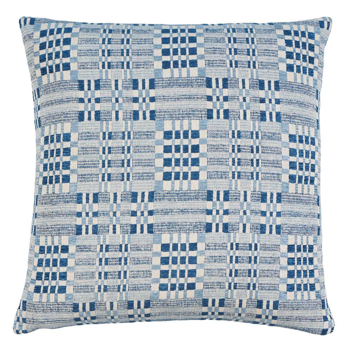Schumacher Brimfield Pillow in Indigo