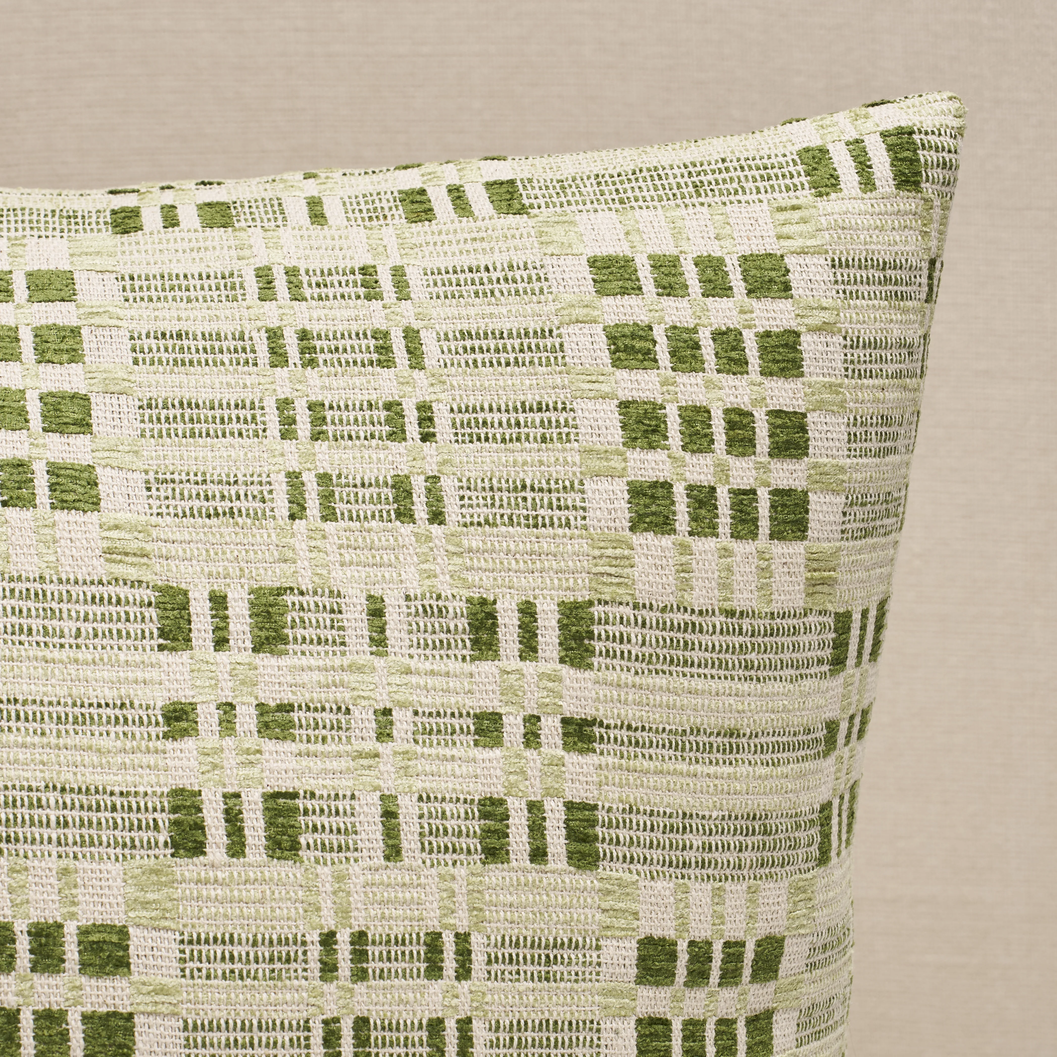 Schumacher Brimfield Pillow in Leaf