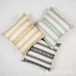 SO7448306 | Buena Vista Pillow - Indigo Schumacher Buena Vista Pillow in Indigo (SO7448306)