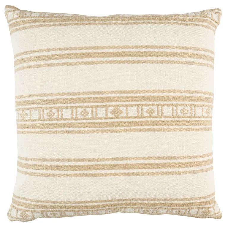 Schumacher Buena Vista Pillow in Wheat (SO7448406)