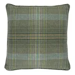 Campbell Plaid Pillow - Forest Schumacher Campbell Plaid Pillow in Forest