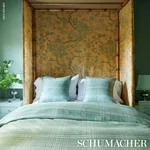 Campbell Plaid Pillow - Forest Schumacher Campbell Plaid Pillow in Forest