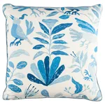 SO18085106 | Canopy Pillow - Blue Birds Schumacher Canopy Pillow in Blue Birds (SO18085106)