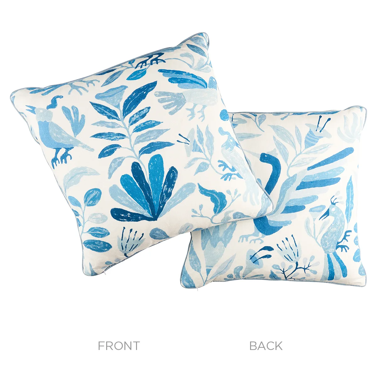 SO18085106 | Canopy Pillow - Blue Birds Schumacher Canopy Pillow in Blue Birds (SO18085106)
