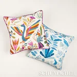 SO18085006 | Canopy Pillow - Multi Birds Schumacher Canopy Pillow in Multi Birds (SO18085006)