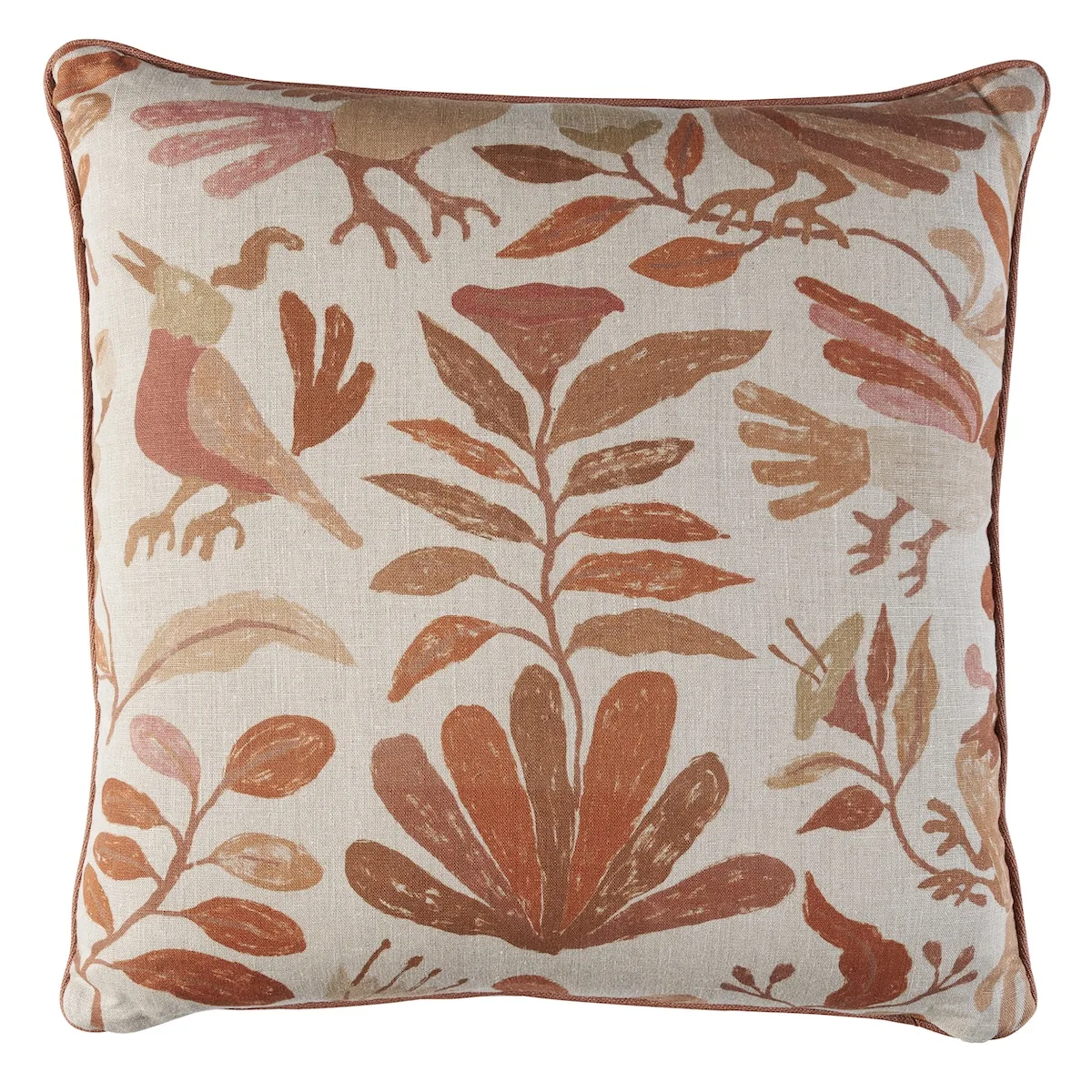 Schumacher Canopy Pillow in Terracotta (SO18085206)