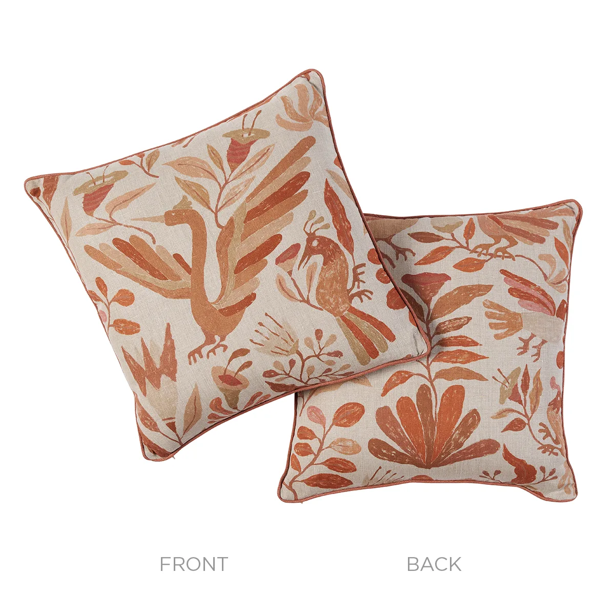 SO18085206 | Canopy Pillow - Terracotta Schumacher Canopy Pillow in Terracotta (SO18085206)