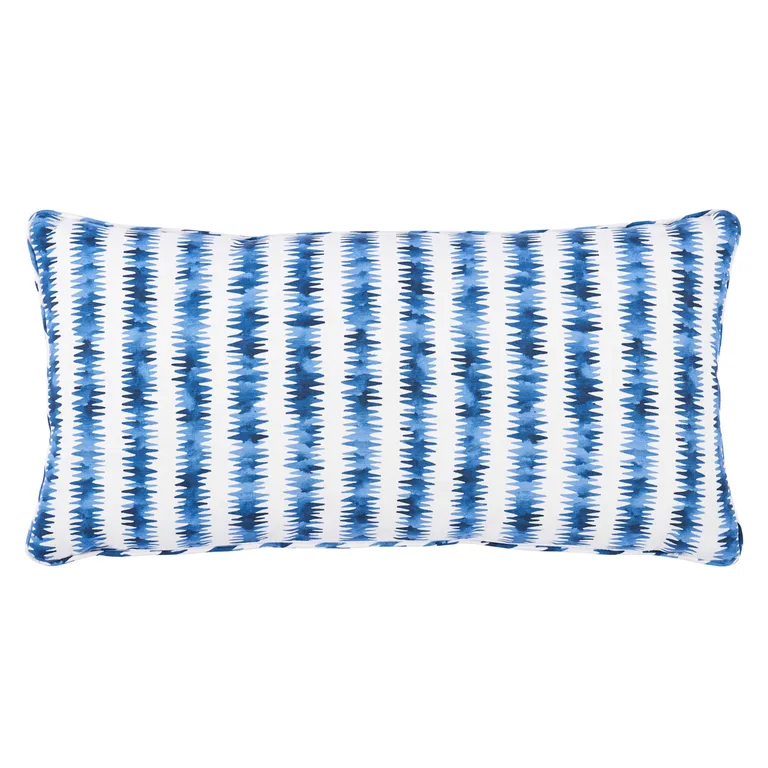 Schumacher Cardiogram Pillow in Blue