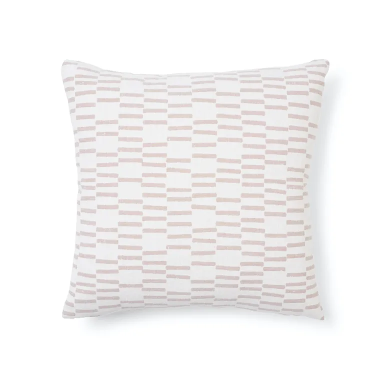 Schumacher Cedar Tree Neck Pillow in Clay