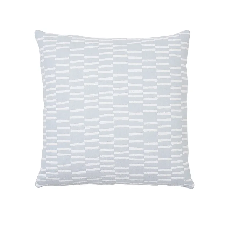 Schumacher Cedar Tree Neck Pillow in Sky
