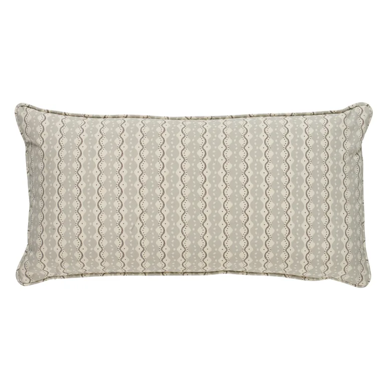 Schumacher Centipede Stripe Pillow in Pumice (SO18144118)
