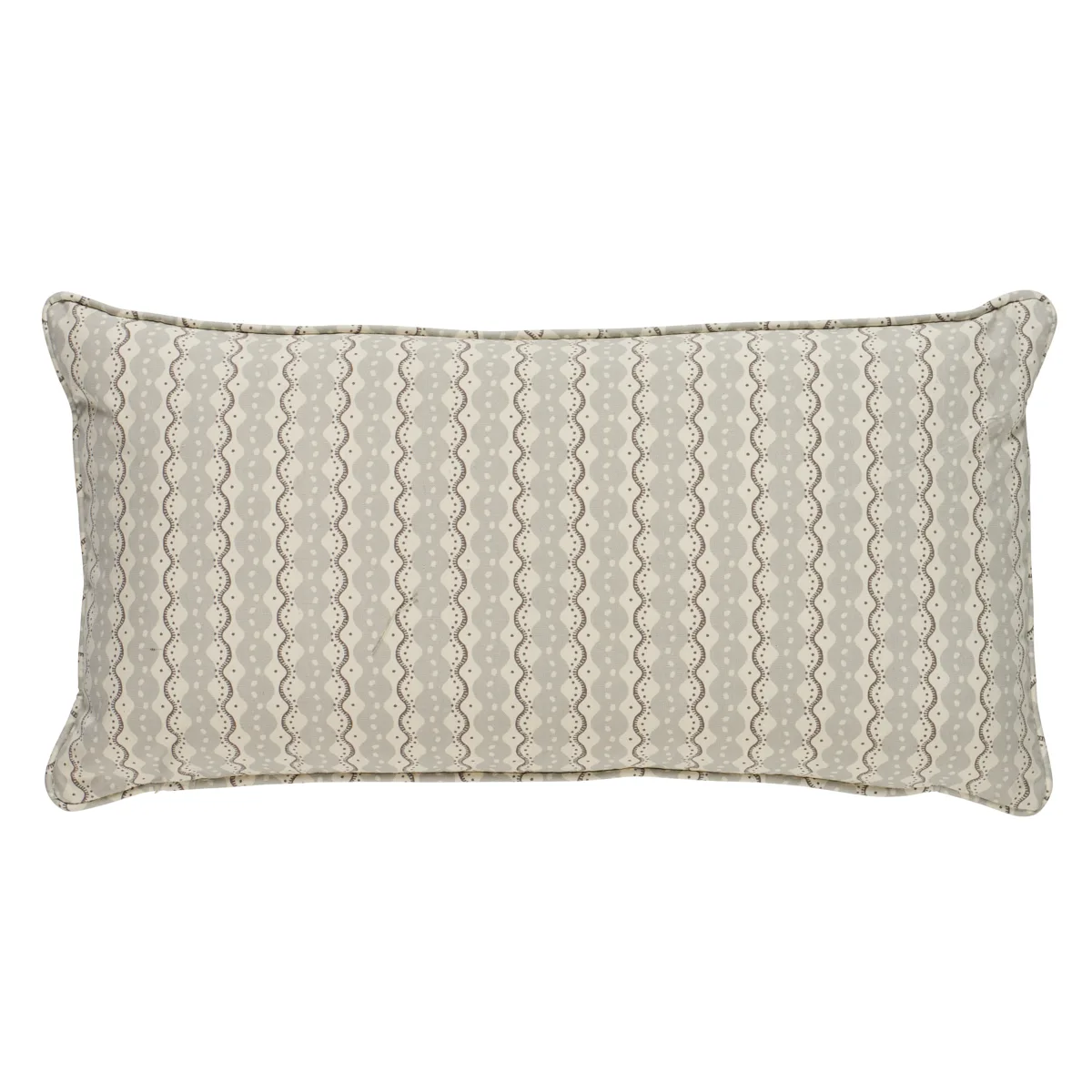 Schumacher Centipede Stripe Pillow in Pumice (SO18144118)