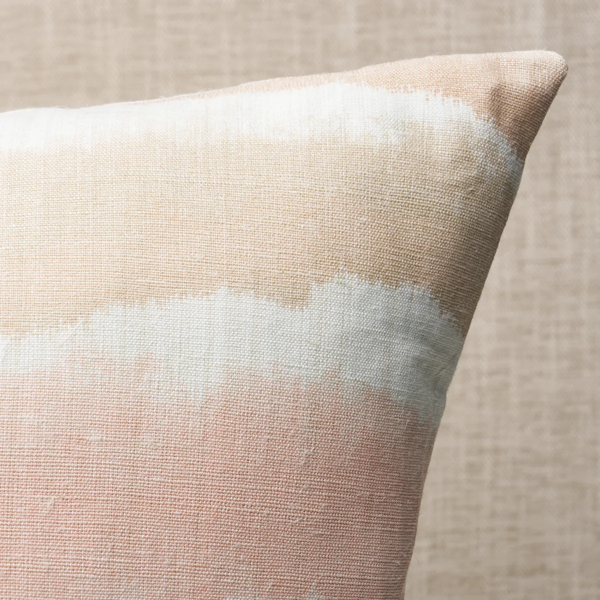Schumacher Chandler Warp Print Pillow in Sienna (SO18162006)