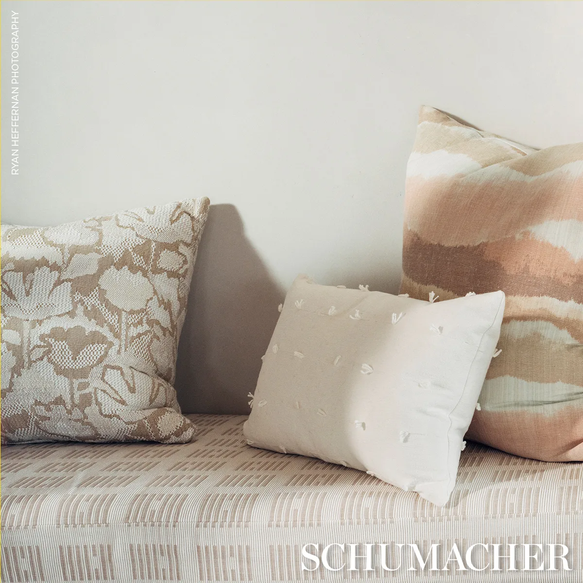 SO18162006 | Chandler Warp Print Pillow - Sienna Schumacher Chandler Warp Print Pillow in Sienna (SO18162006)