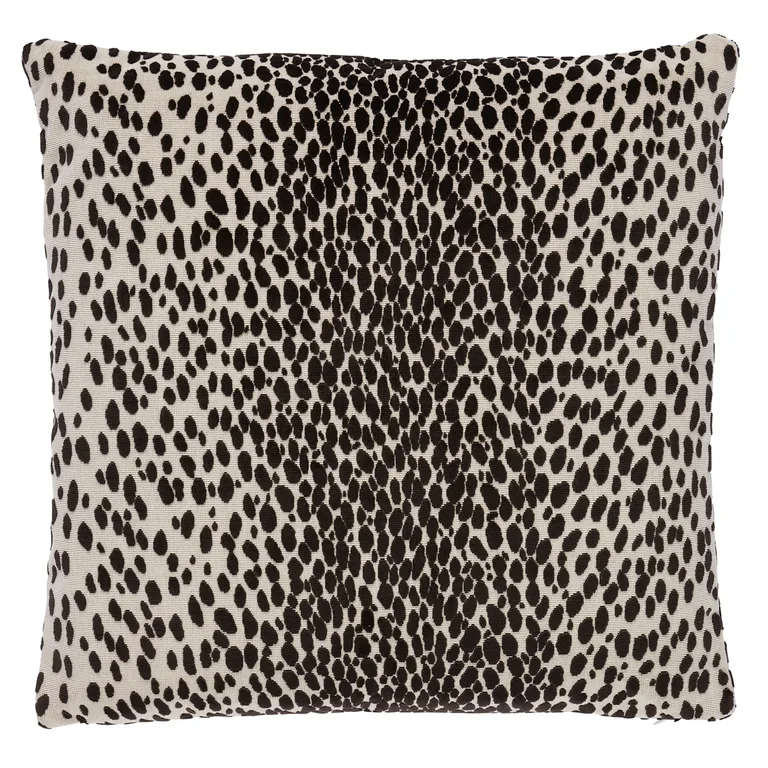 Schumacher Cheetah Velvet Pillow in Java